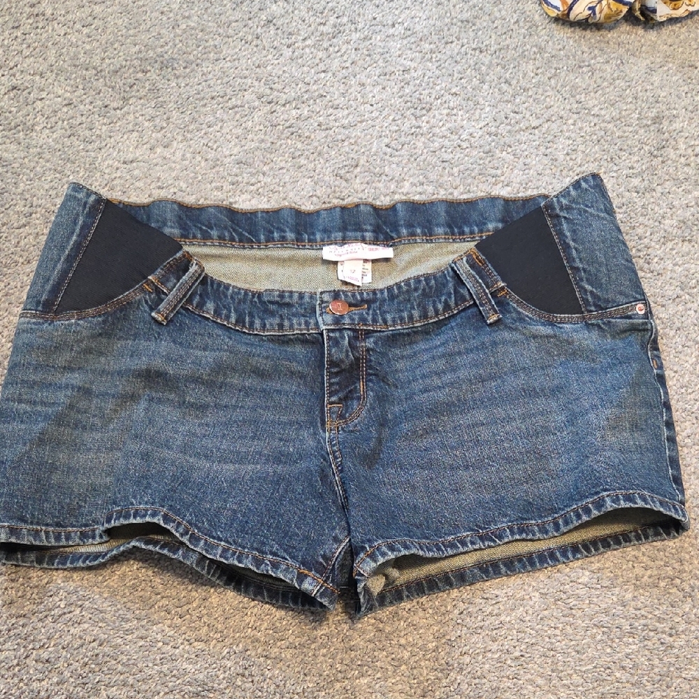 Blue Denim Shorts